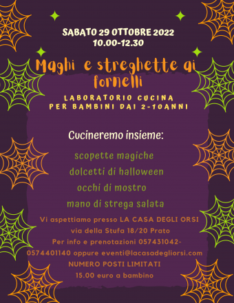 Laboratorio cucina  halloween